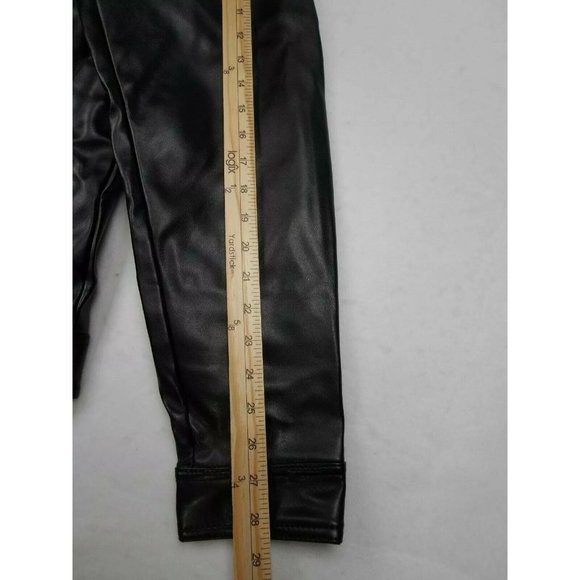 **R ROSSO BLACK & GOLD** Men's Black Leather Jacket Size 2XL New W/Tags - Picture 10 of 11